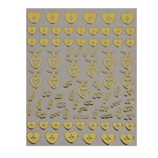 3D Sticker 015 gold